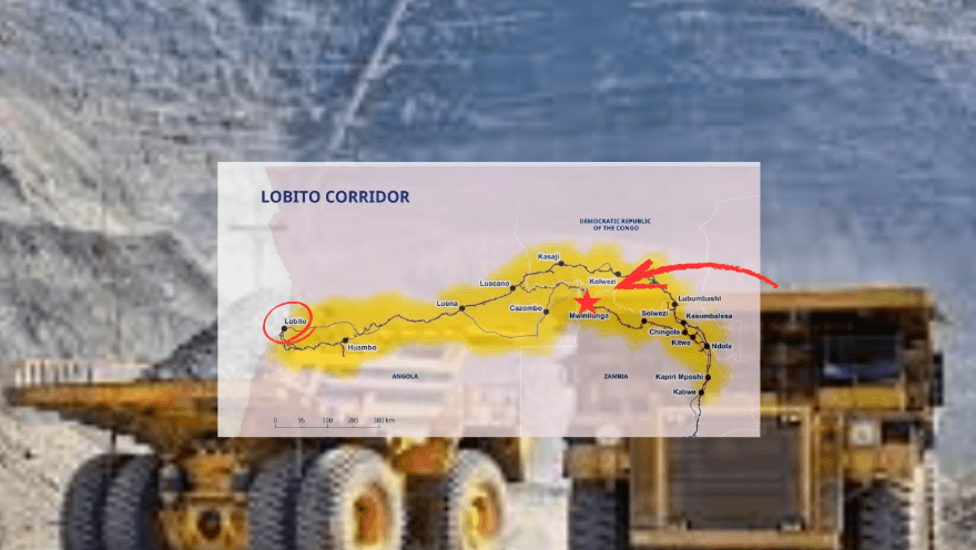 West Lunga copper‑cobalt project area